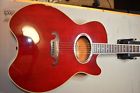 Daion Caribou Wine Red Acoustic Electric Yamaki Build Mij Yr