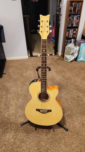 14-6271nf Daisy Rock Wildwood Acoustic/electric Guitar