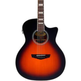 Dangelico 197881382476 Dftangelico Premier Gramercy Cs Cutaway Orchestra A/e Guitar Vsb Rf