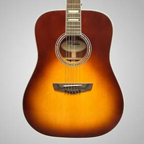 220104083 Dangelico Dftangelico Premier Series Lexington Dreadnought Acoustic-electric Guitar - Ice