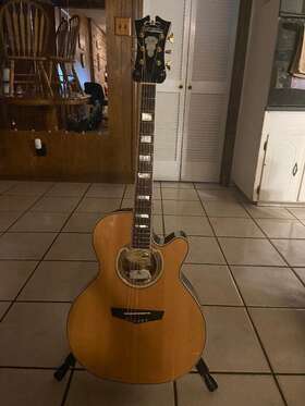 Daasg100nat Dangelico Mercer Grand Auditorium Cutaway Acoustic-electric Guitar