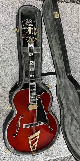 Daeexl1walgt Dangelico Dftangelico Limited Excel Exl-1 Hollow Body Electric Guitar With Case Rare Walnut