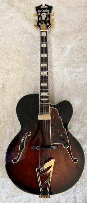 Dapexl1gbrbgt Dangelico Dftangelico Premier Exl-1 Hollow Body Electric Guitar With Bag Brown Burst Finish