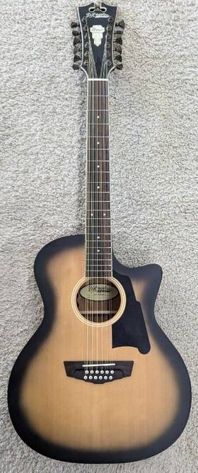 Dapg212agbap Dangelico Dftangelico Premier Fulton 12-string Grand Auditorium Acousticelectric Guitar Rpr