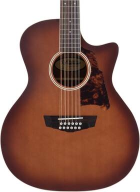 Dapg212crbap Dangelico Dftangelico Premier Fulton 12-string Acoustic-electric Guitar - Caramel Burst
