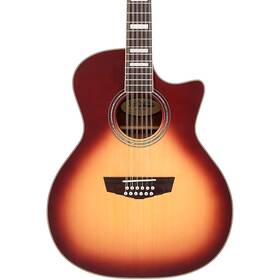 Dapg212itbap Dangelico Dftangelico Fulton 12-string Grand Auditorium A/e Guitar Iced Tea Burst