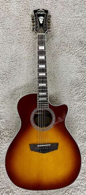 Dapg212itbaps-cc200503912 Dangelico Dftangelico Premier Fulton 12-string Grand Auditorium Acoustic-electric Guitar