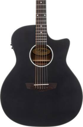 Daplsg200mblkcp Dangelico Dftangelico Premier Gramercy Ls Acoustic-electric Guitar - Matte Black