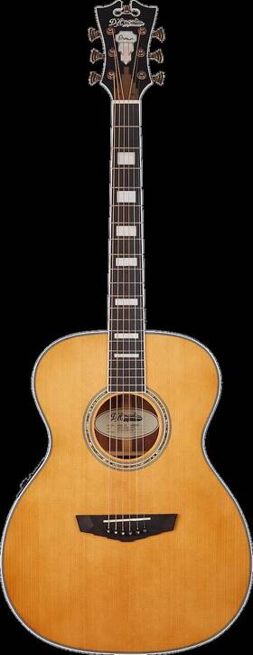 Dangelico Guitars 680196090643 Dftangelico Premier Tammany - Vintage Natural