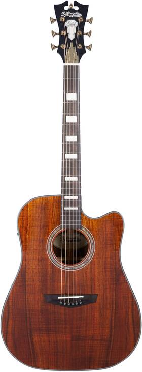 Daed500knatap Dangelico Guitars Dftangelico 6 String A/e Excel Bowery Guitar Koa
