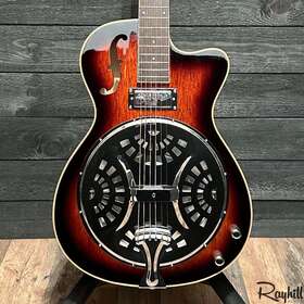Danvillerdl70ceq Danville Rdl-70ceq Resonator Acoustic Electric Guitar Sunburst
