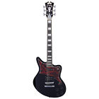 Dapbedsbkcs Guitars Dangelico Premier Bedford Solidbody Offset Guitar 680196086066