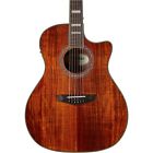Dapg200gcodekoa1 Dangelico Premier Series Gramercy Koa Grand Auditorium Guitar Angelico