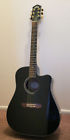 Dc-1ebk Guild True American Acoustic Electric Guitar Hsc Plays Great Vg
