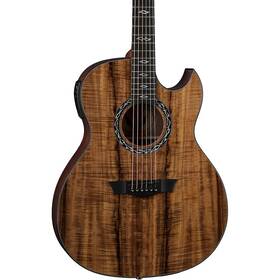 Dean 197881263942 Exhibition Koa Acoustic-electric Guitar Natural Rf