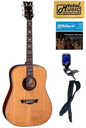 Dean 683609927918 St Augustine Elite Dreadnaught A/e Solid Top Bundle