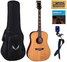 Dean 683609927932 St Augustine Elite Dreadnaught A/e Solid Top Light Weight Case Bundle
