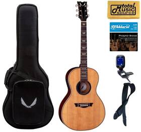 Dean 683609927994 St Augustine Elite Parlor A/e Solid Top Light Weight Case Bundle