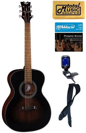 Dean 683609928007 St Augustine Folk Guitar A/e Vintage Burst Bundle