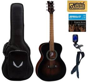 Dean 683609928021 St Augustine Folk Guitar A/e Vintage Burst Light Weight Case Bundle