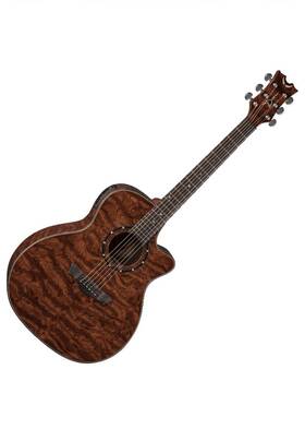 Dean 819998083144 Rare Left Handed Bubbinga Acoustic Guitar With Case