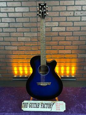 Axs-0910-u Dean Axs Performer Acoustic-electric Guitar Blue Burst