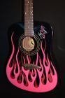 Dean Bret Michaels Jorja Raine Dreadnought Acoustic Guitar Free Shipping