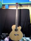 Dean Cutaway Eabc Full Sized Acoustic Electric Bass Guitar