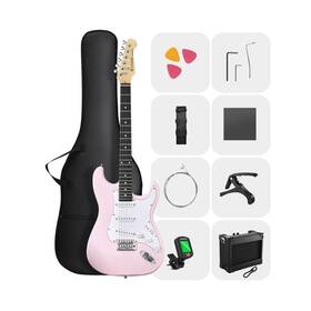Dst-80 Donner Electric Guitar 39 Inch Beginner Kit With Amp C