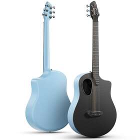 Ec1437 Donner Rising G Carbon Fiber Acoustic Guitar 38 Inch 4/4 Full Size Refurb