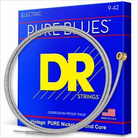 Dr Strings Phr-9 Pure Blues Nickel Wrap Round Core 9-42