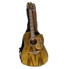 E-kuns-rawgrnel Keith Urban Rich Black Acoustic Stylish Electric Guitar 689353744863