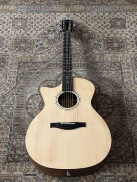 Ac222lce Eastman Left Handed Acoustic Electric With Gig Bag And Free Pro Setup
