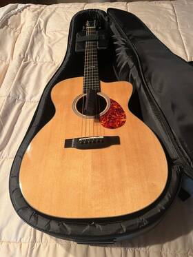 E1omce-sp Eastman Special Orchestra Model Acoustic-electric Gig Bag And Pro Setup