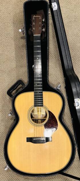 E6ome Eastman Ltd Acoustic Electric Guitar With Case