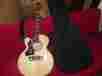 Eej4 Epiphone Jumbo Left-handed Grand Concert Acoustic-el Guitar W Case Strap