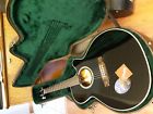 Eg-541 Sc Takamine Black Guitar With Hard Case