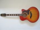 Eg523cdx 12 Takamine Jumbo Acoustic Electric Guitar Honeyburst Maple String Rare