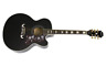 Ej200ceebgh Epiphone Style Super Jumbo Preamp Ebony 711106266756