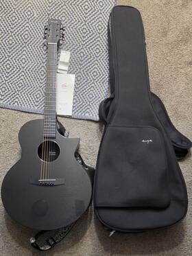 Ey-ea-x3-pro Enya X3 Pro Carbon Fiber Acoustic Electric Guitar - 41 Inch Plus Gigbag Strap And More