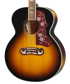 21082310058 Epiphone 058 J-200 Acoustic Guitar Aged Vintage Sunburst Gloss