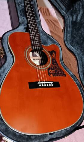 18032305768 Epiphone Masterbilt Acoustic/electric 2018 Ef500rcce/ns Original Hs Case Exc