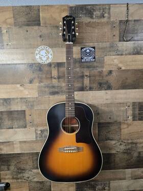 Eij45satbnh3 Epiphone J-45 Standard Acoustic Electric Guitar - Aged Tri-burst