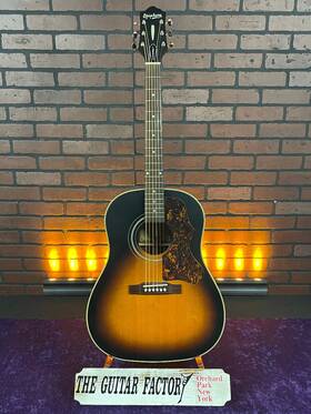 Mbaj45me-1123-u Epiphone 2015 Masterbilt Aj-45me Acoustic-electric Guitar - Vintage Sunburst