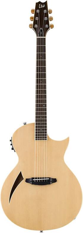 Ltl6blk Esp 686751473999 Ltd Tl-6 Thinline Acoustic Electric Guitar Natural