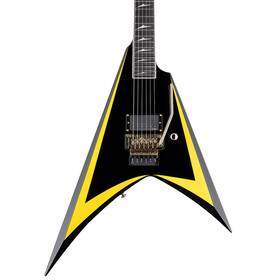 Esp 719710629363 Ltd Alexi Laiho Sig Ah 20th Anni Le Electric Guitar Ebony Black With Yellow