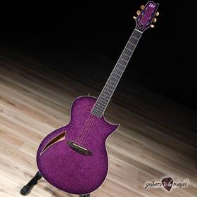 Ltl6pspb Esp Ltd Tl-6 Thinline Acoustic/electric Guitar Purple Sparkle Burst