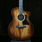 F200002111004640057 Taylor Deluxe Koa Grand Auditorium Shaded Edgeburst 887766069355