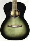 Fa235e Fender New Concert Flame Maple Acoustic Electric Guitar 885978930814