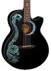 Fau Dra Blk Luna Guitars Fauna Dragon Guitar 814064029231